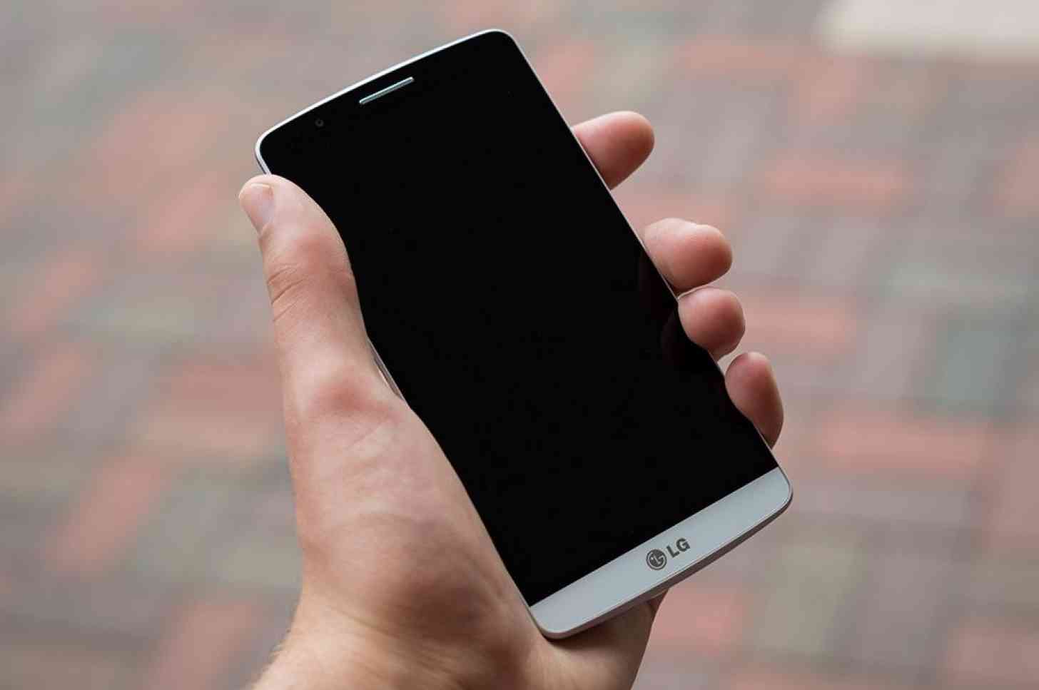 LG G3 front hands on