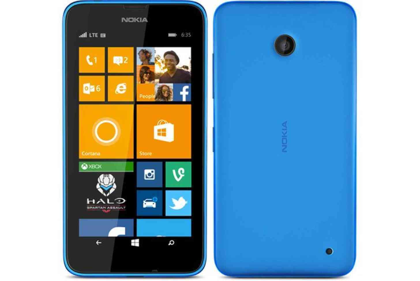 Nokia Lumia 635 cyan