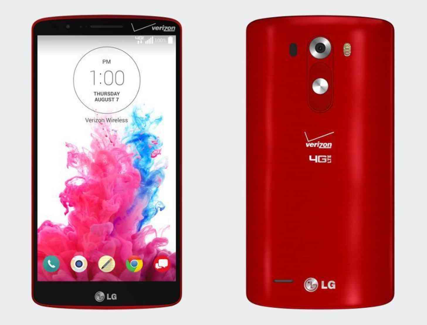 Red LG G3 Verizon Wireless official
