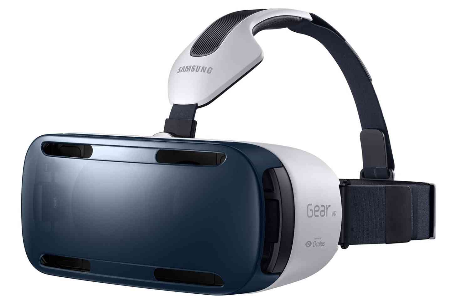 Samsung Gear VR virtual reality headset angle