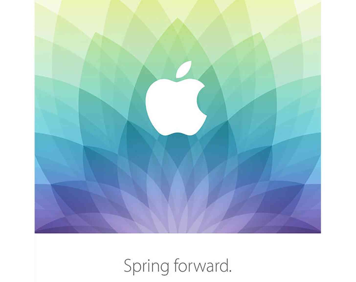 Apple Spring Forward event invitation