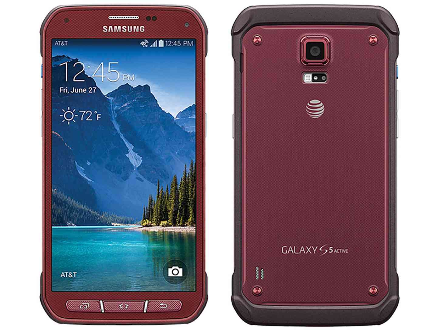 AT&T Samsung Galaxy S5 Active red