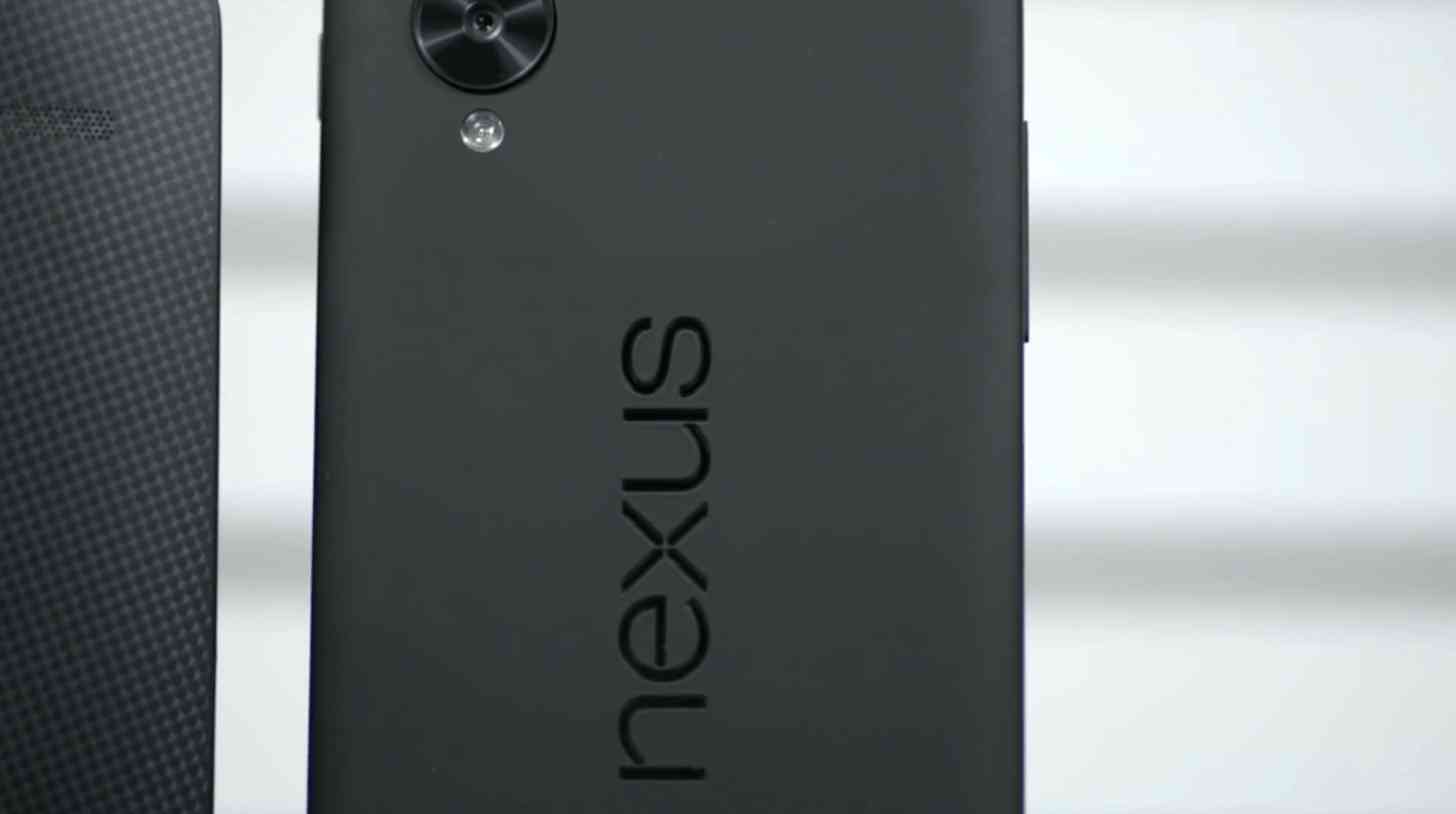 Nexus 5 rear closeup