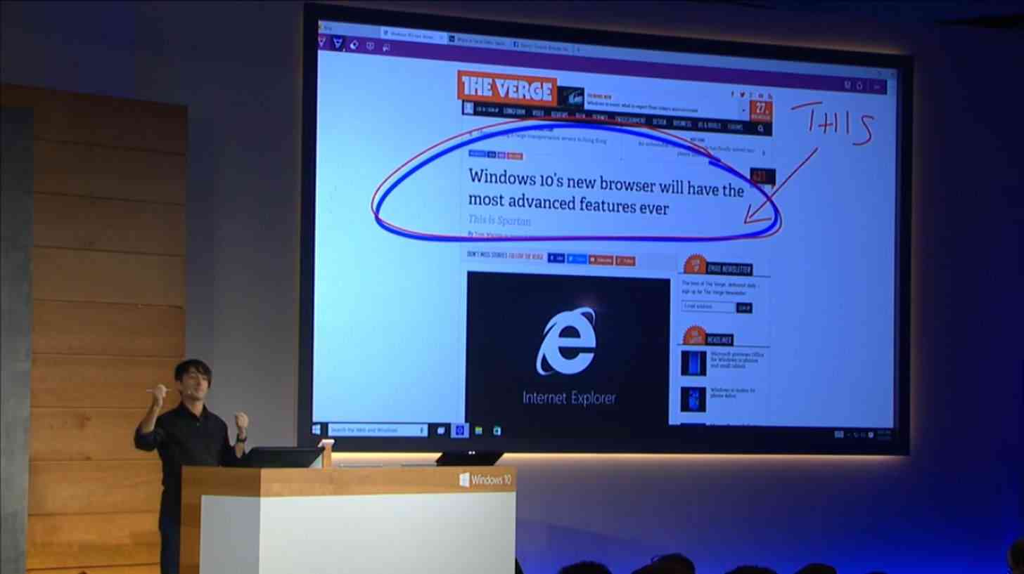 Windows 10 Spartan Browser