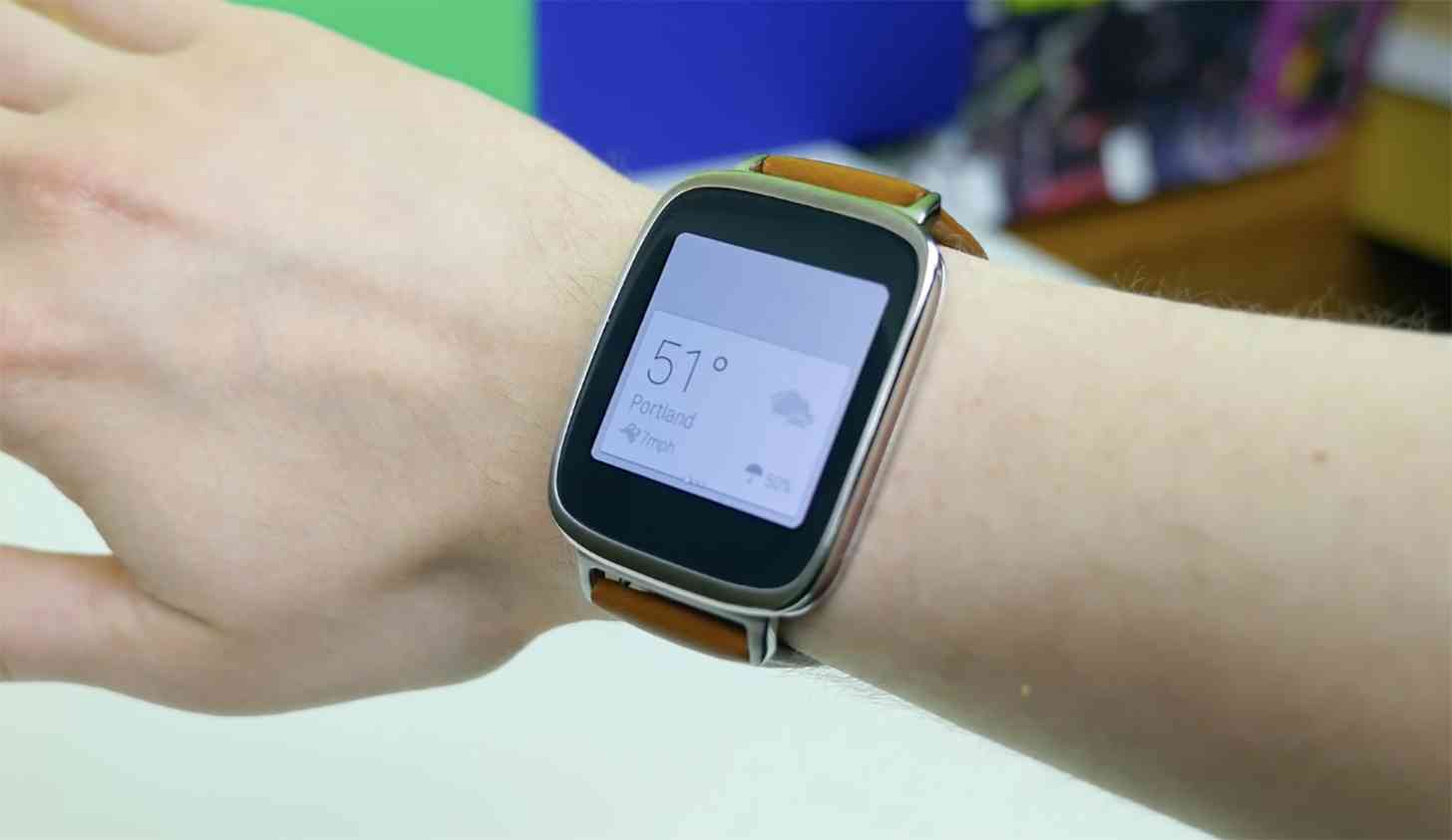 ASUS ZenWatch wrists on