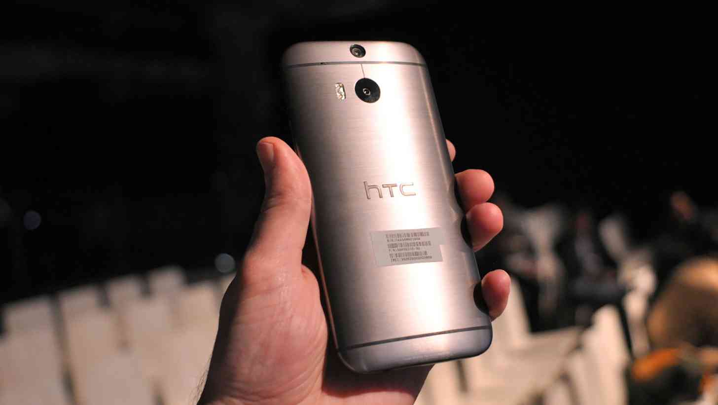 HTC One M8 in hand