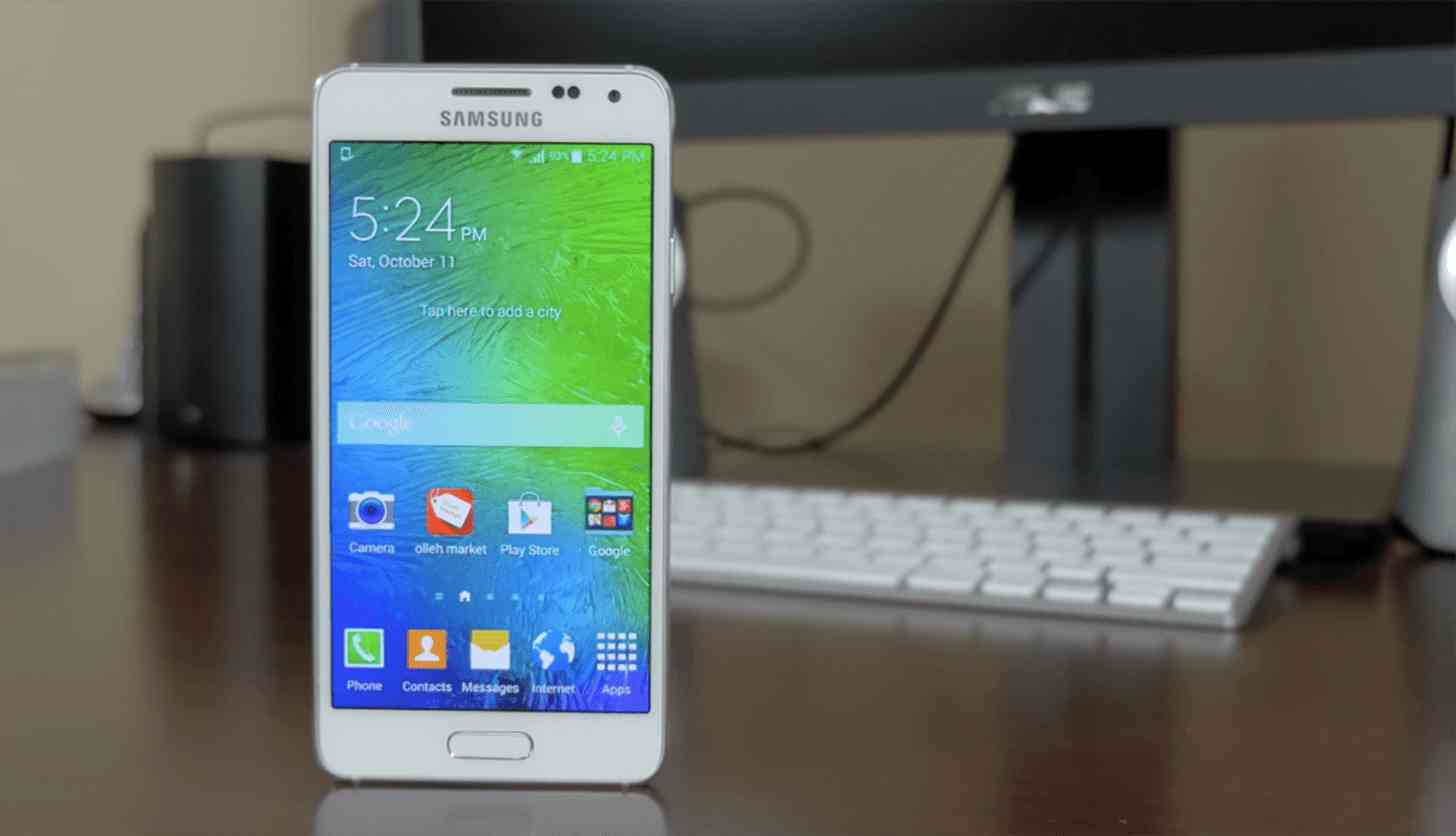 Samsung Galaxy Alpha white