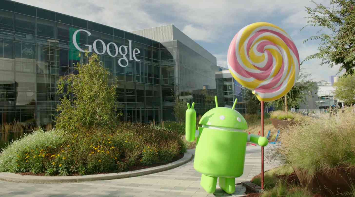 Android Lollipop statue Google campus