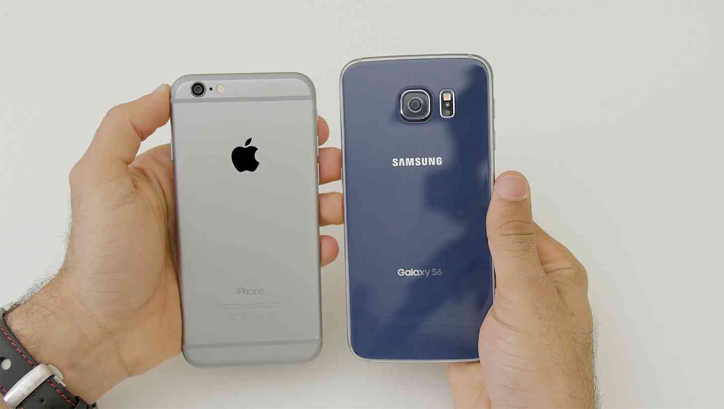 Apple iPhone 6 vs Samsung Galaxy S6 hands on