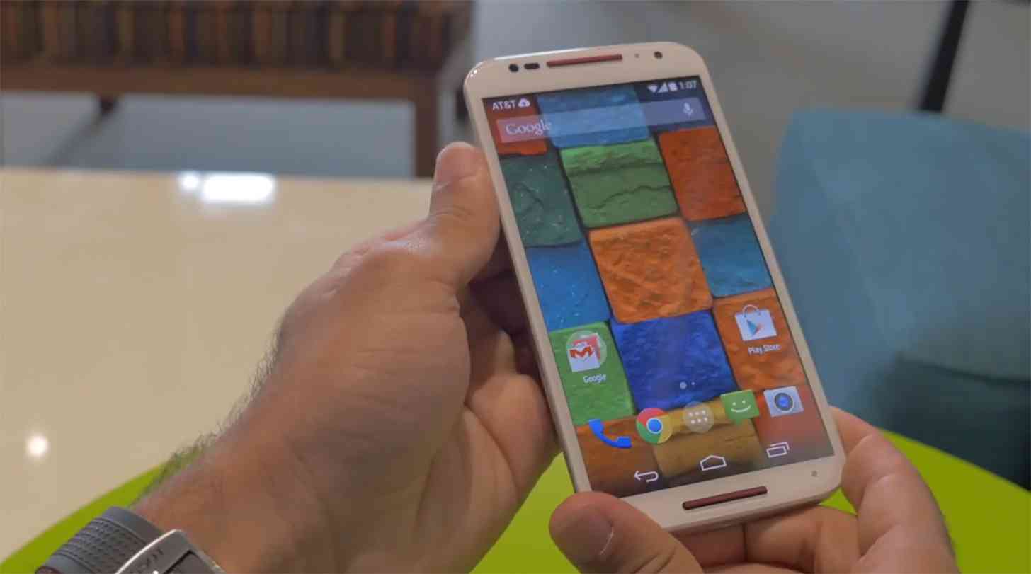 AT&T Moto X 2nd Gen hands on large