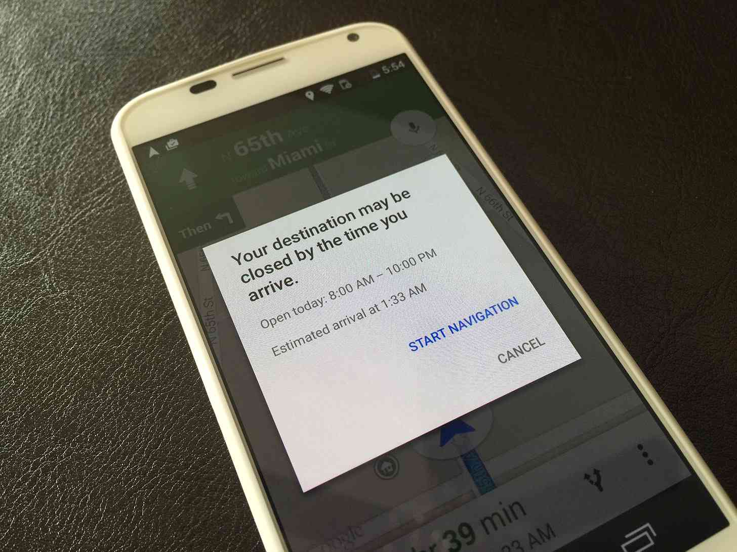 Google Maps for Android update closed before arrival