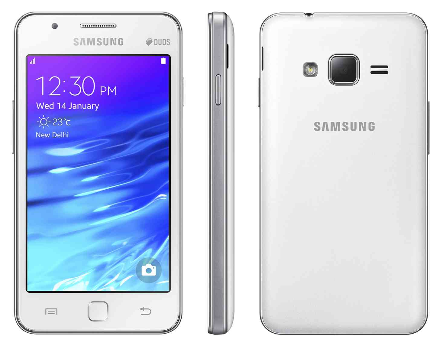 Samsung Z1 Tizen phone white large