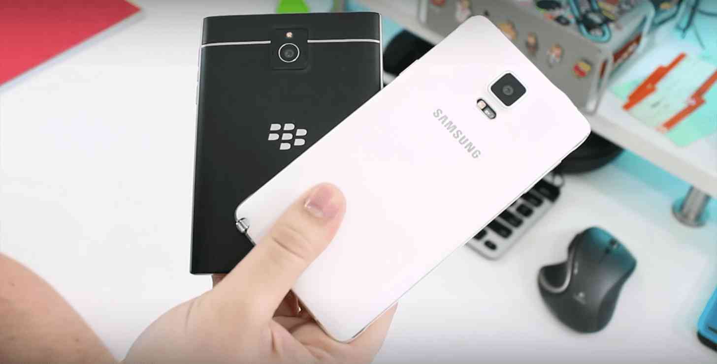 BlackBerry Passport Samsung Galaxy Note 4