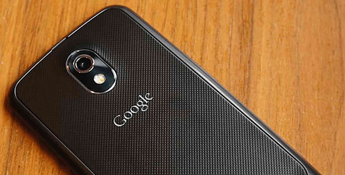 Google Galaxy Nexus rear