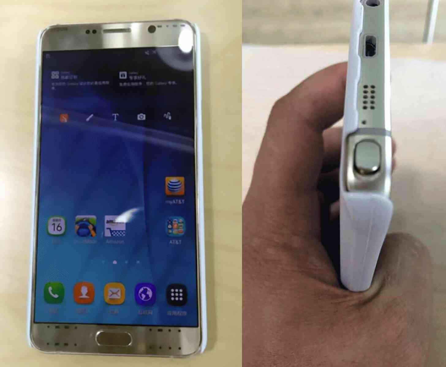 Samsung Galaxy Note 5 prototype photos leak large