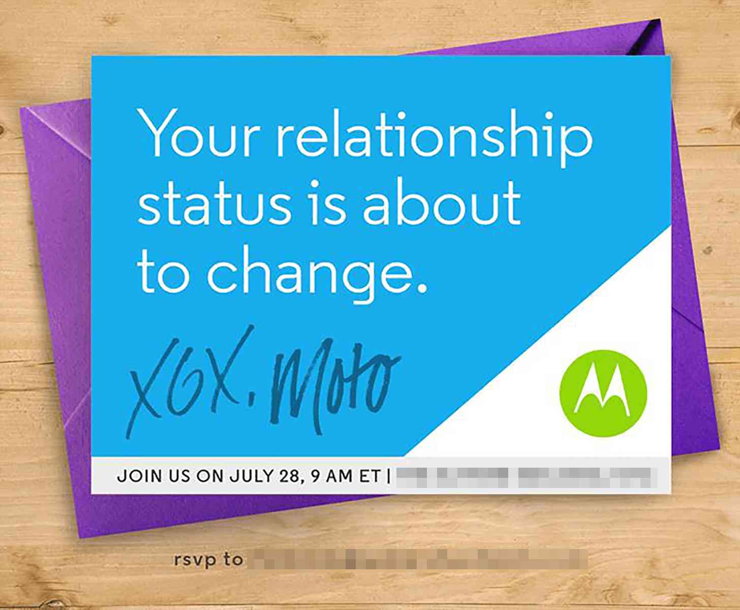 Motorola event July 28 relationship status is about to change