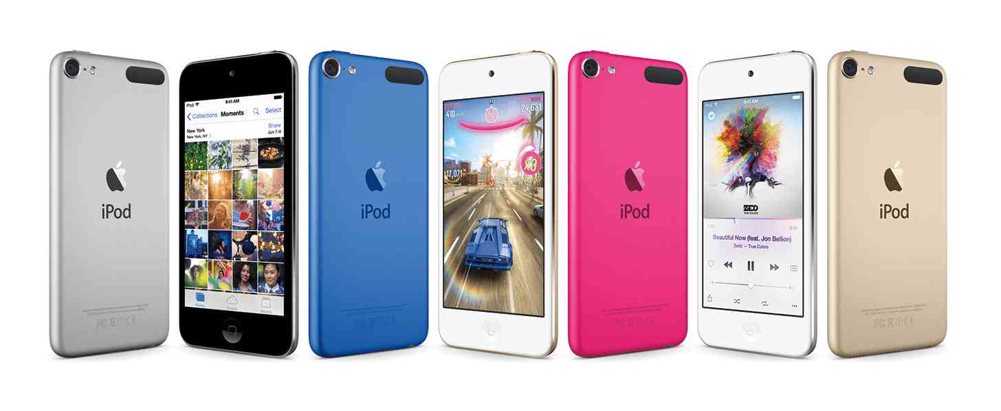 New Apple iPod touch A8 colors