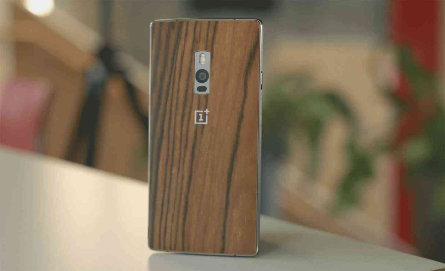 OnePlus 2 wood rear