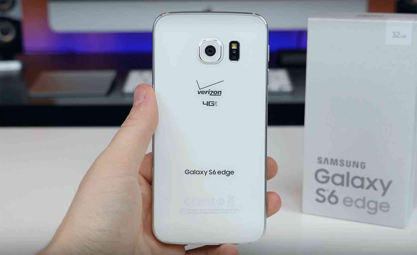Verizon Samsung Galaxy S6 edge+ rear large
