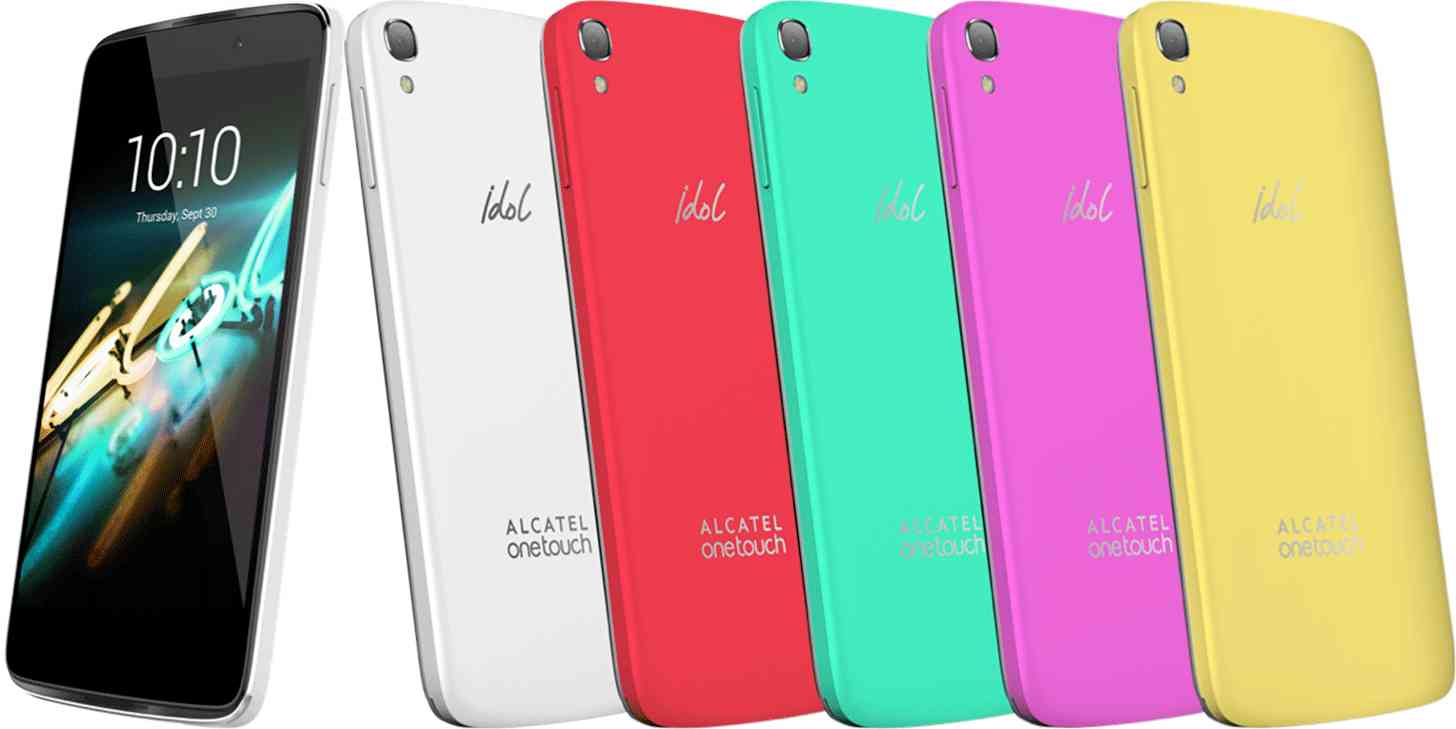 Alcatel OneTouch Idol 3C colors official