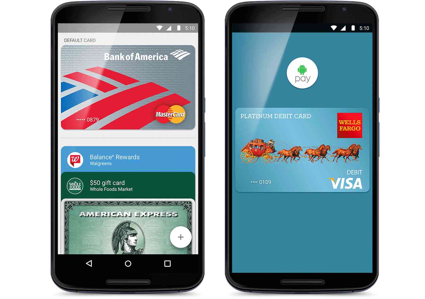 Android Pay phones