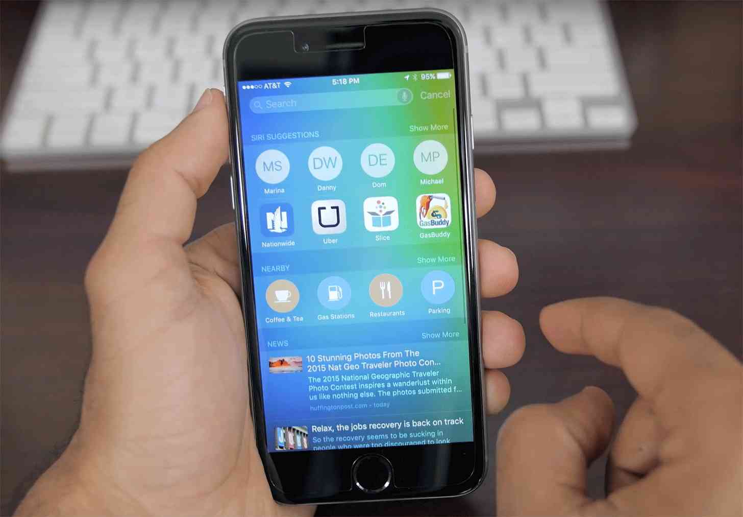 iOS 9 on iPhone 6 hands on
