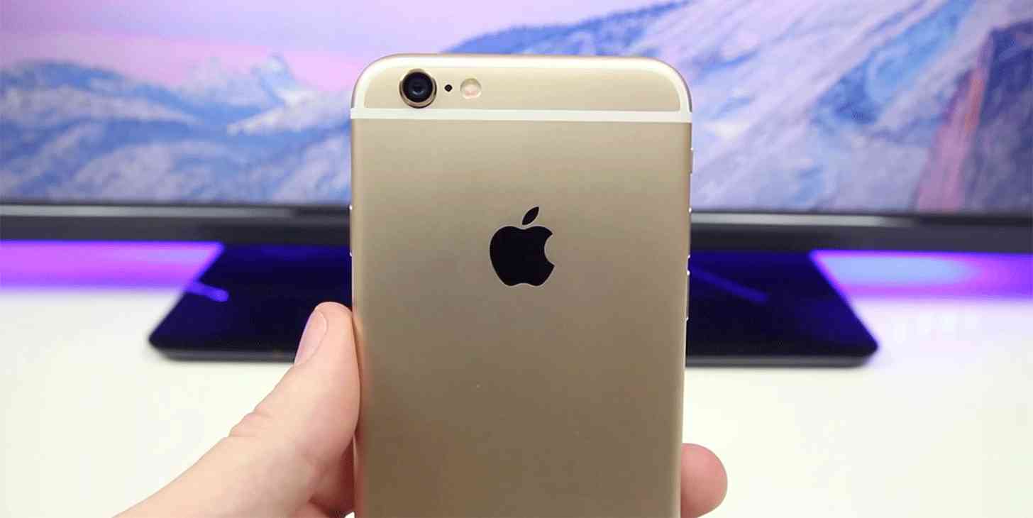 Gold iPhone 6 rear large