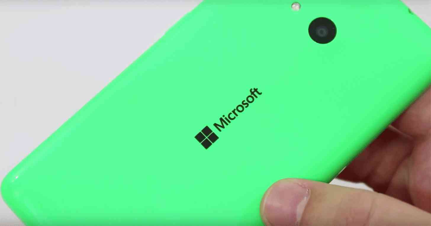 Microsoft Lumia 535 rear