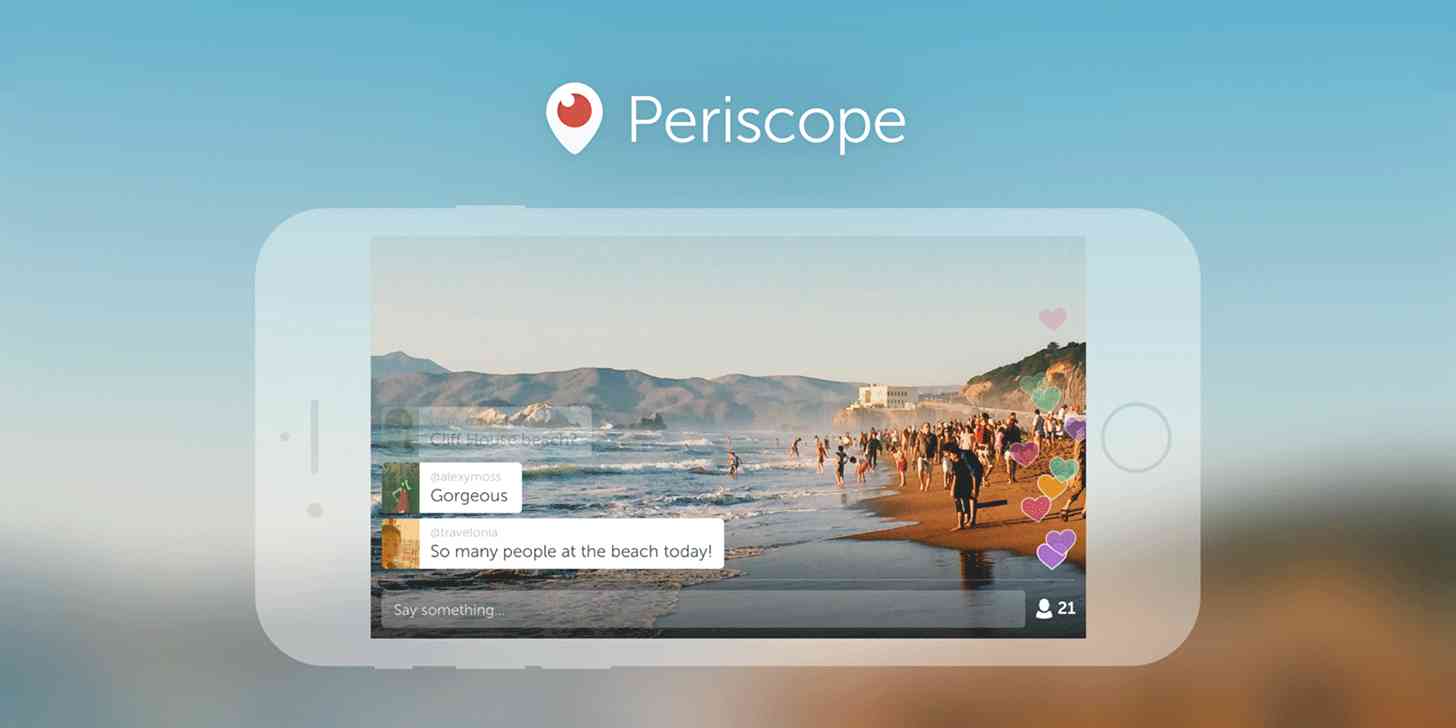 Periscope landscape Android iOS