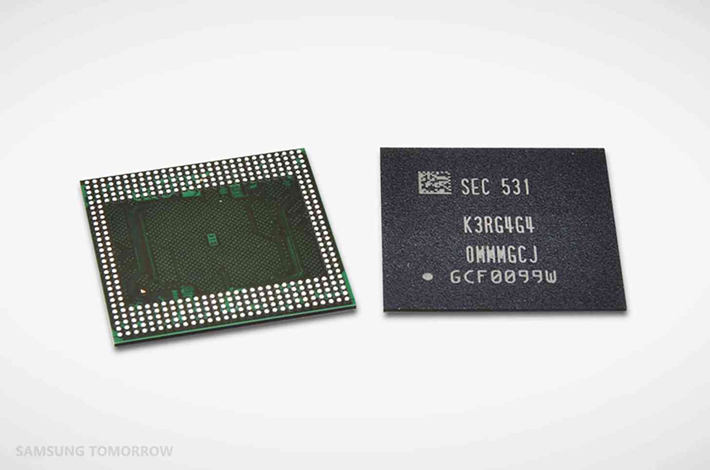 Samsung 6GB RAM chips large