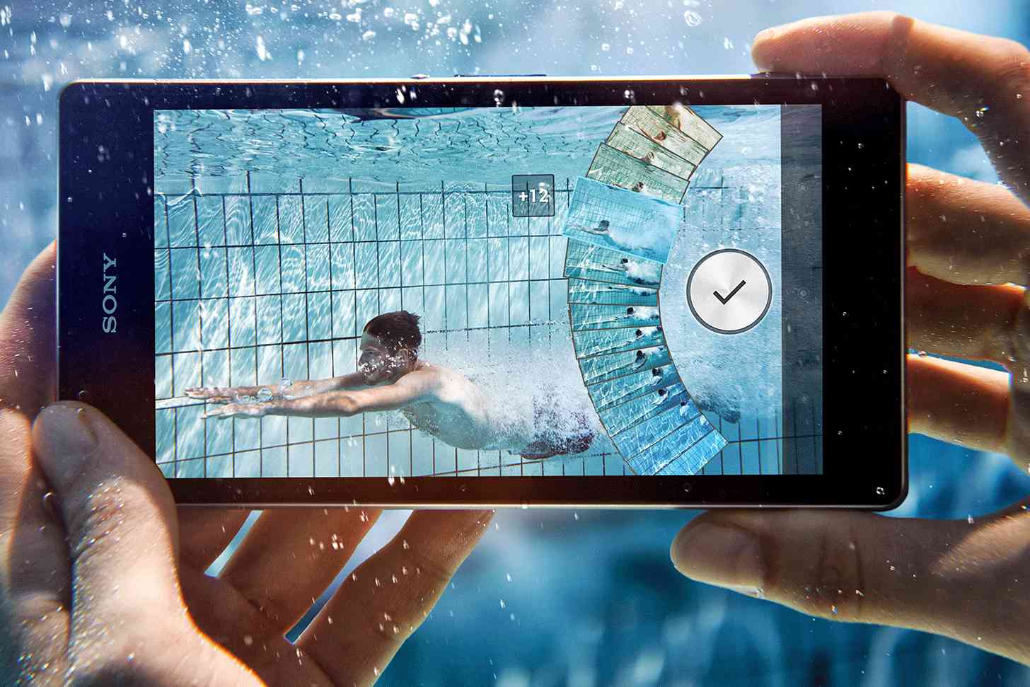 Sony Xperia Z1 underwater
