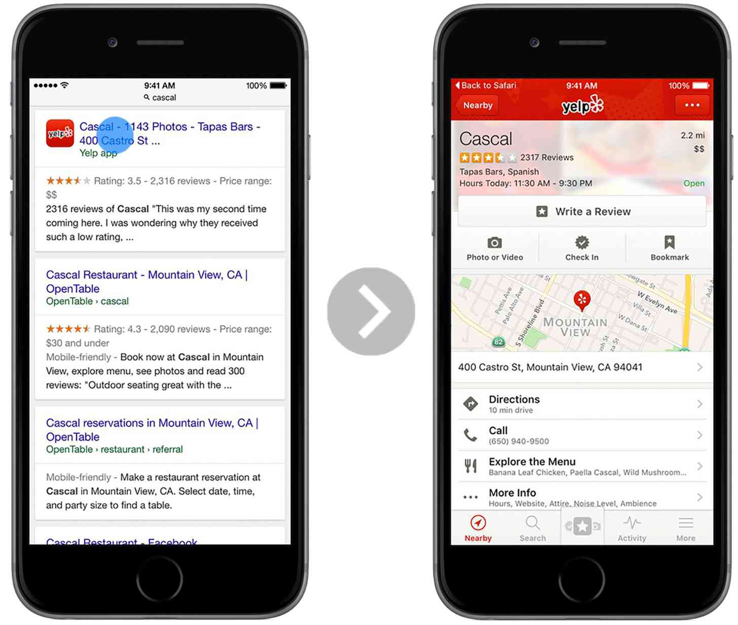 Google App Indexing Safari iOS