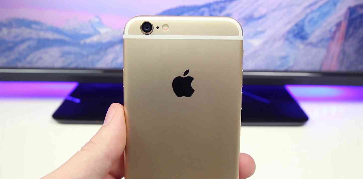 iPhone 6 gold rear large