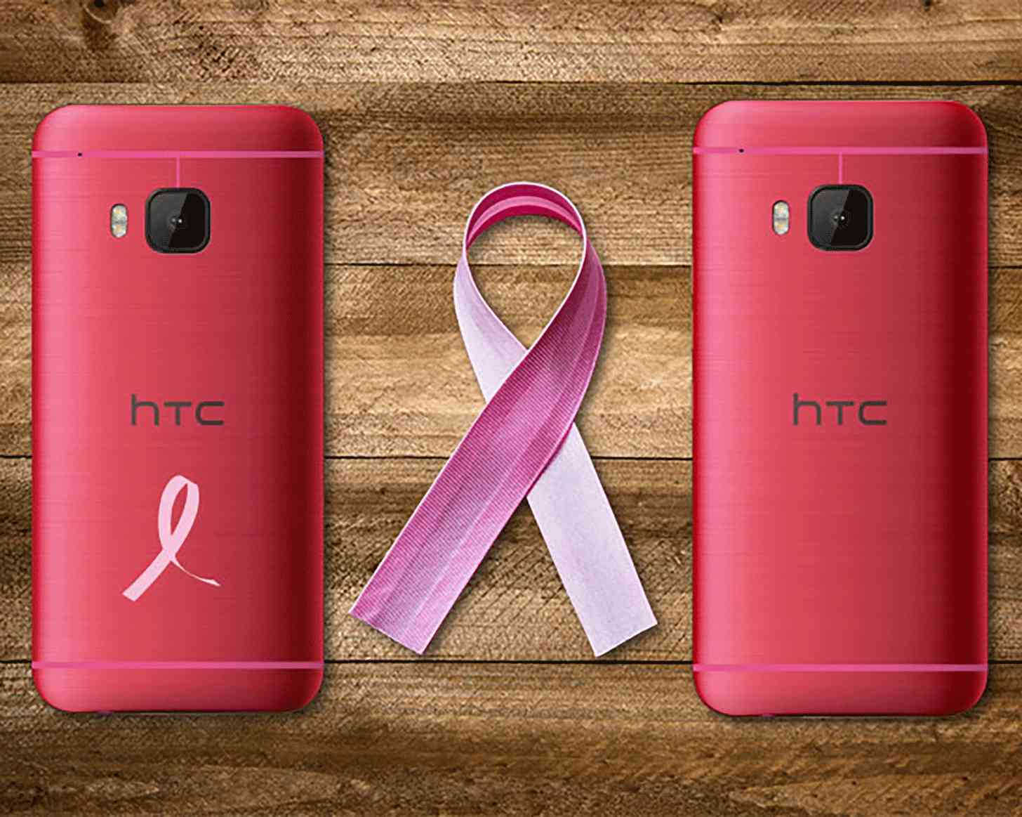 Pink HTC One M9 Breast Cancer Awareness
