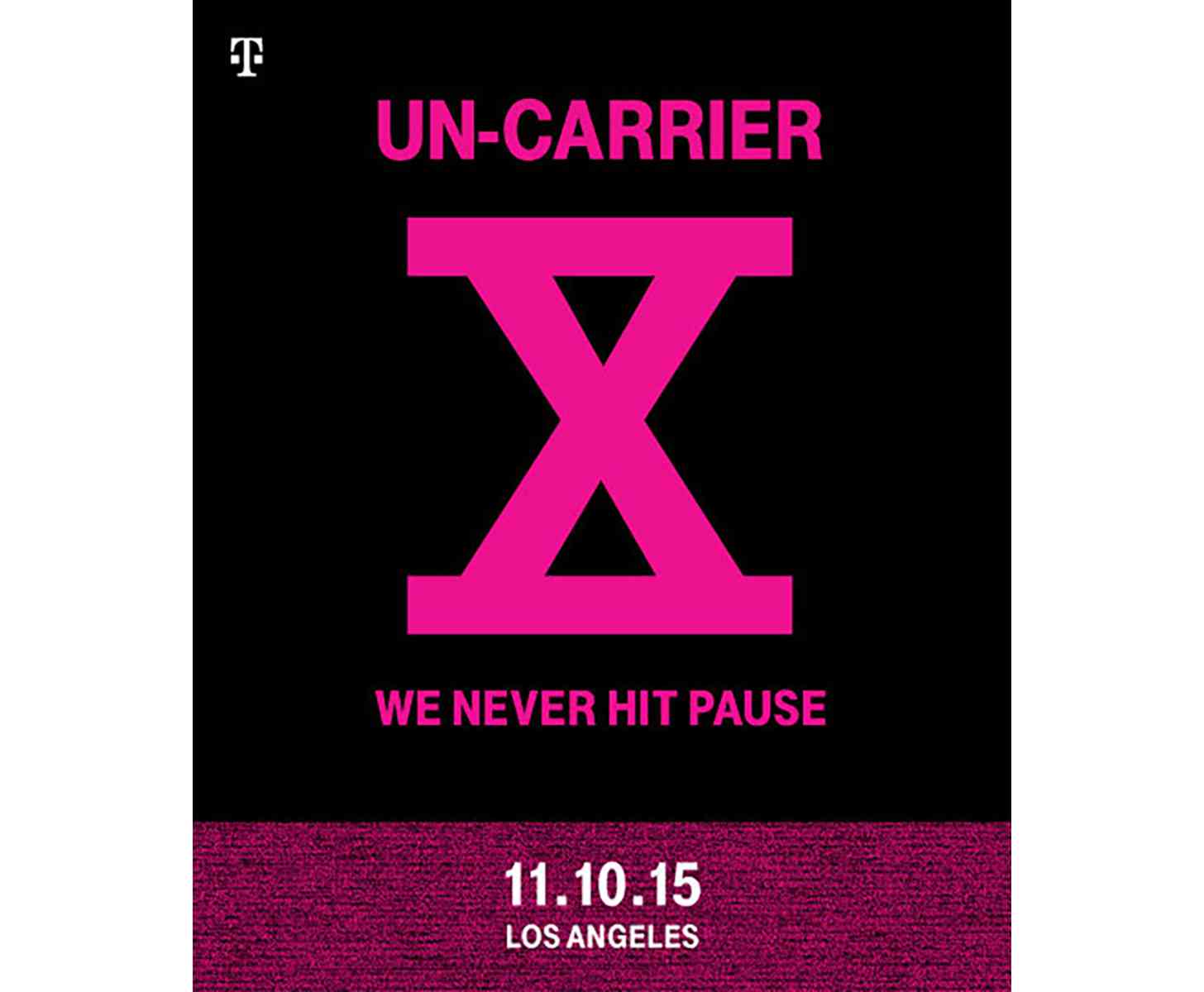 T-Mobile Un-carrier X invite