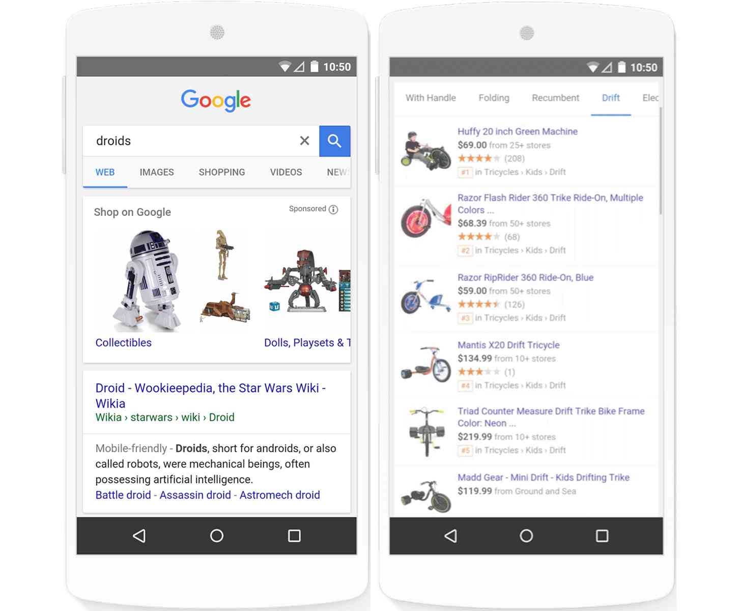Google Shopping redesign 1