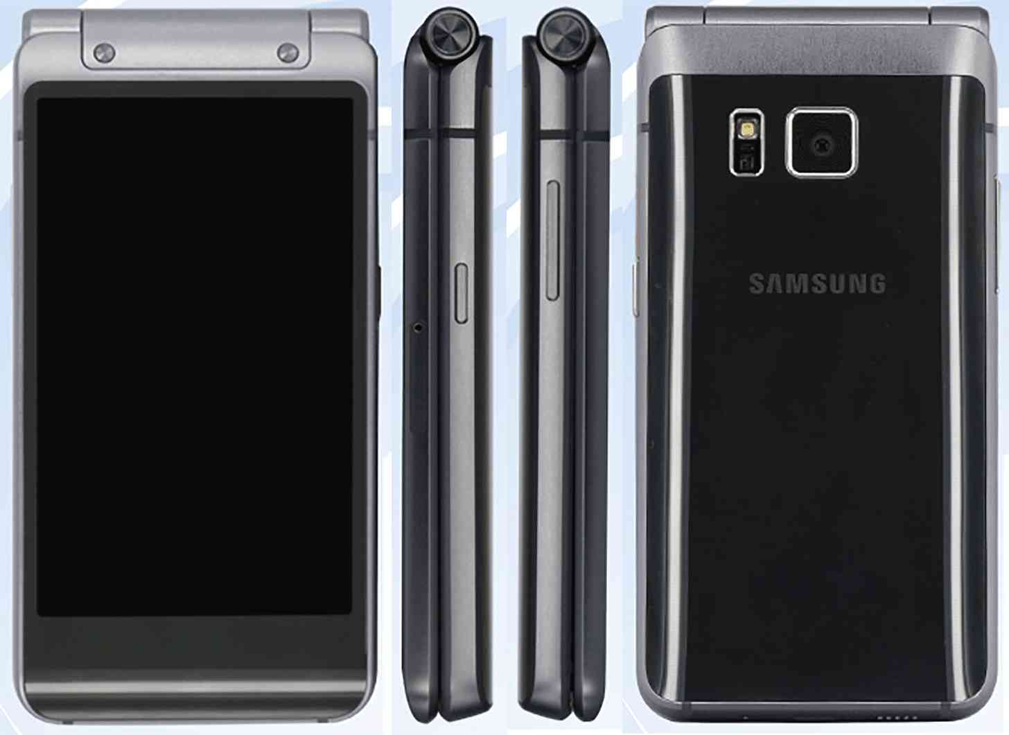Samsung SM-W2016 Android flip phone leak