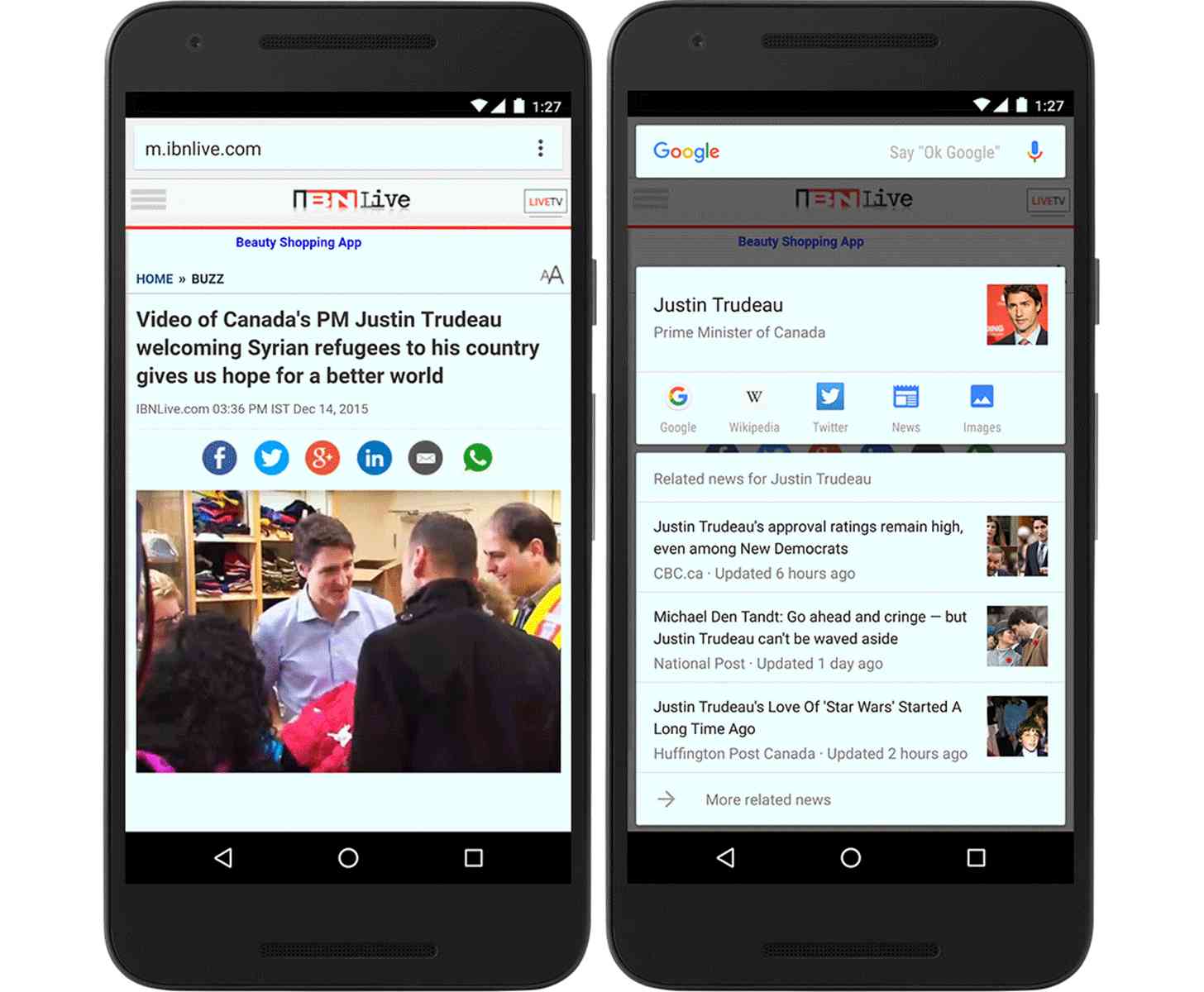 Google Now on Tap related news