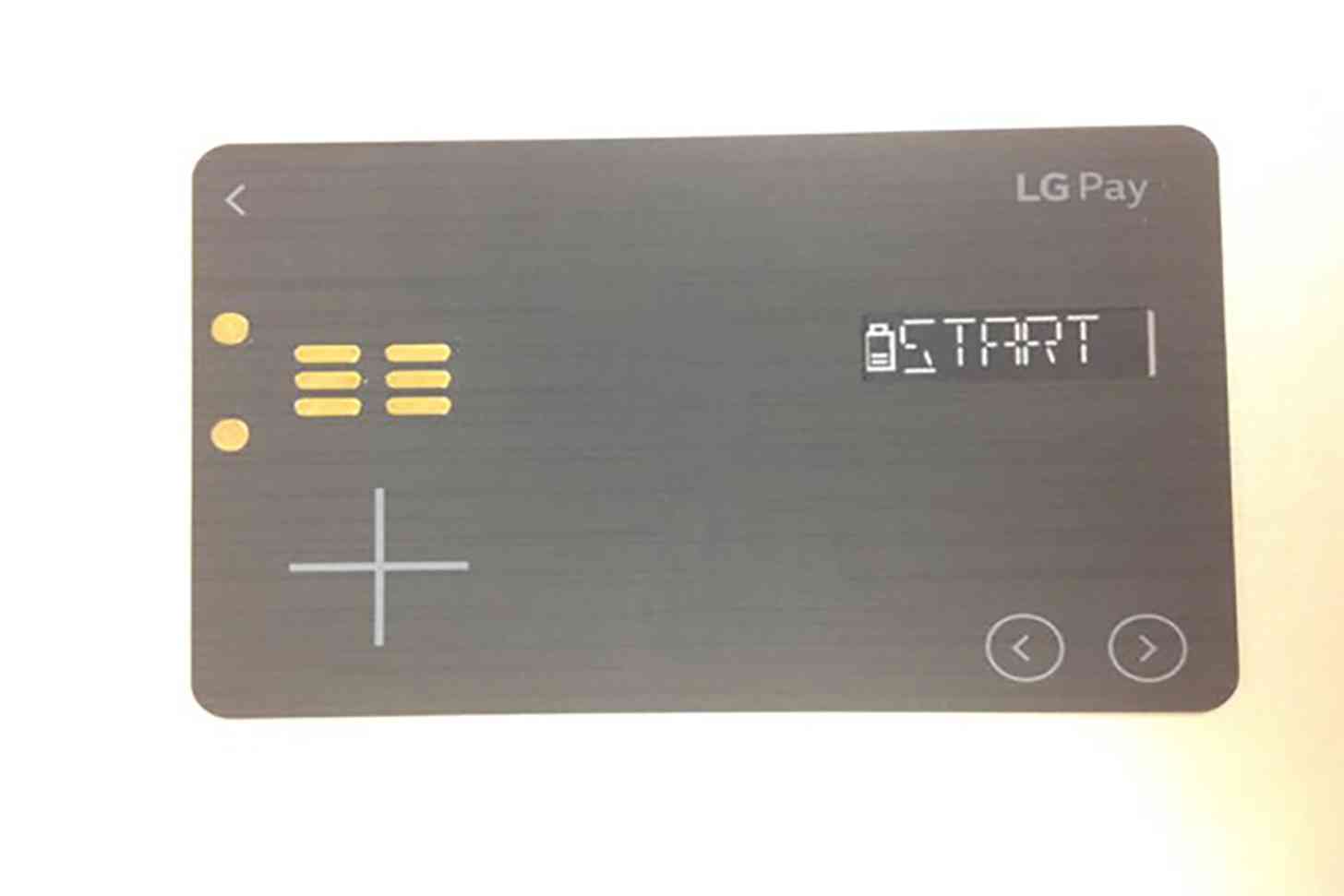 LG Pay White Card image leak
