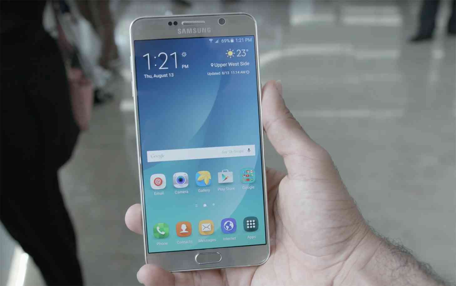 Samsung Galaxy Note 5 hands on