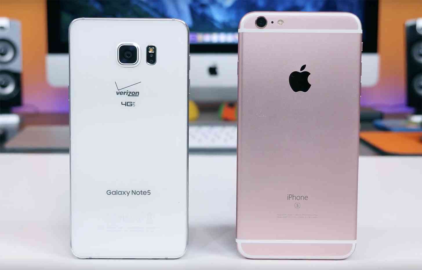 Samsung Galaxy Note 5, Apple iPhone 6s Plus comparison