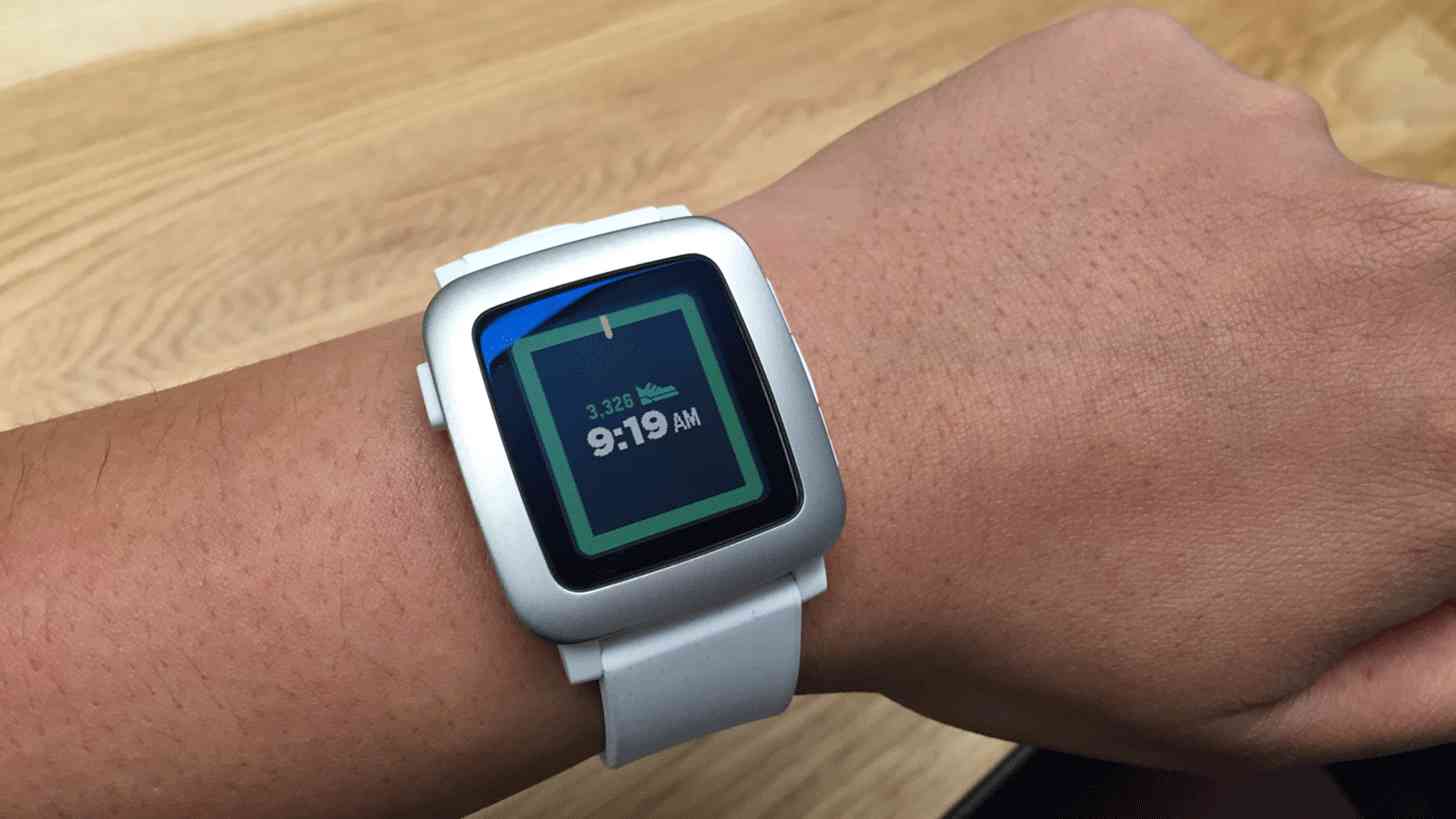 Pebble Health watch face