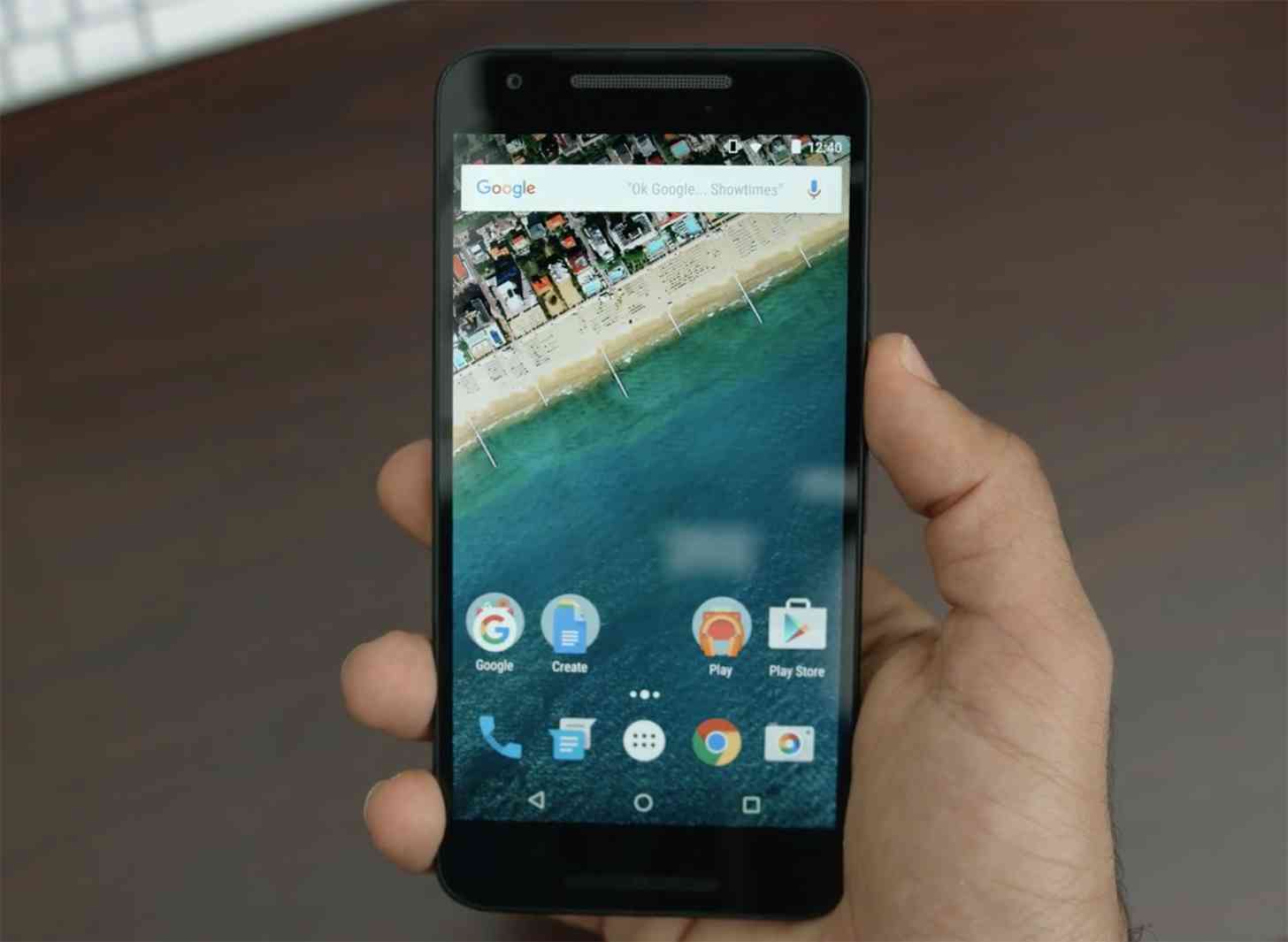 Nexus 5X front hands-on