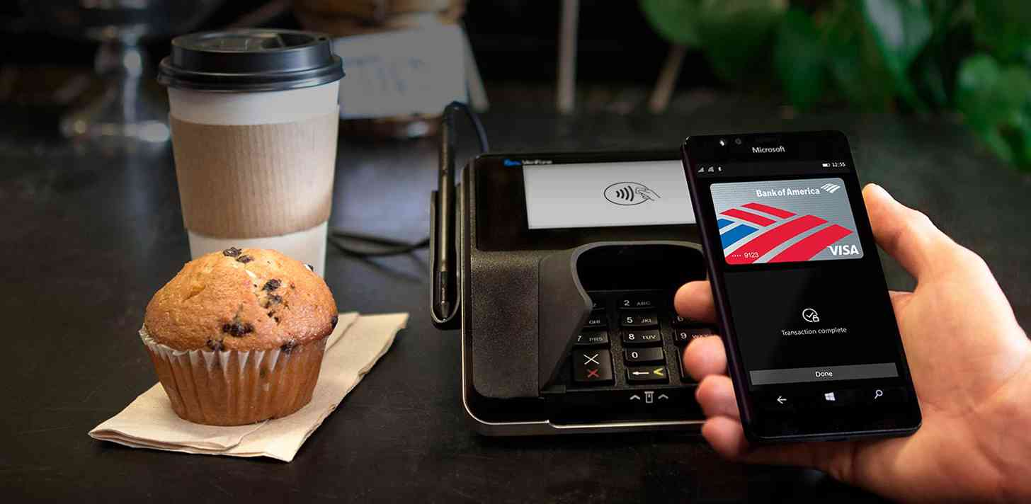 Microsoft Wallet Windows 10 Mobile Tap to Pay