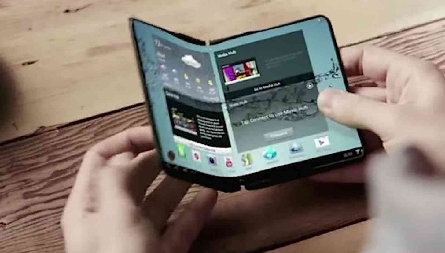 Samsung foldable display large