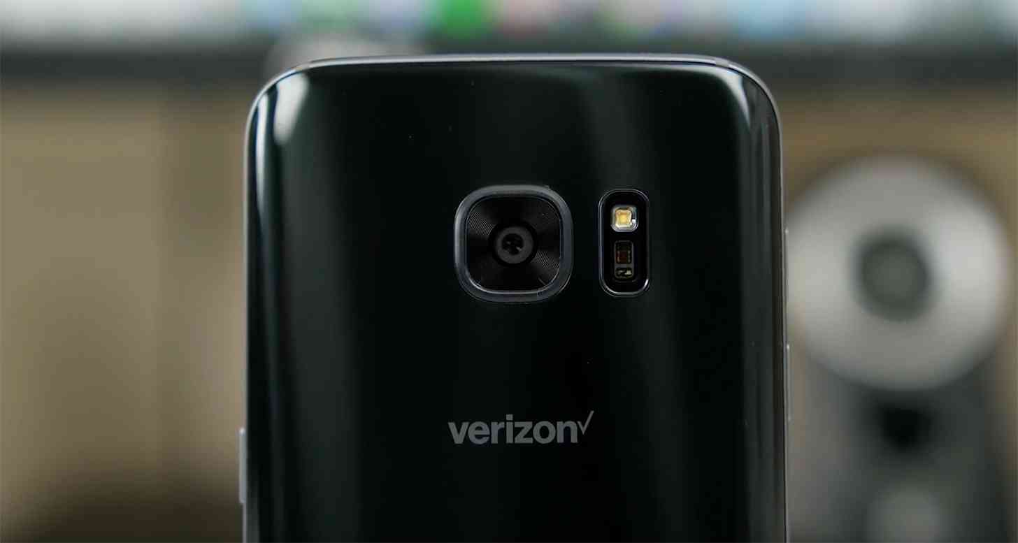 Verizon logo Samsung Galaxy S7