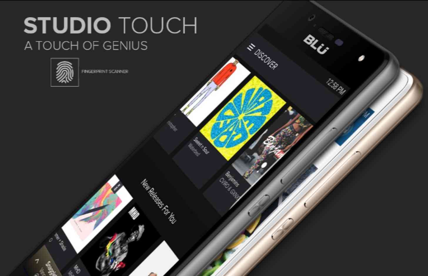 BLU's Studio Touch smartphone comes with fingerprint sensor for only $100