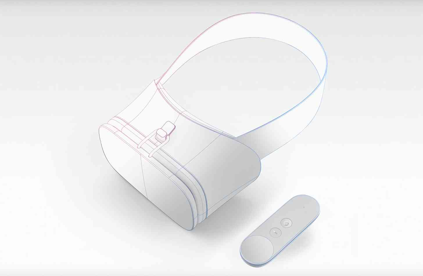 Google Daydream VR reference design headset controller
