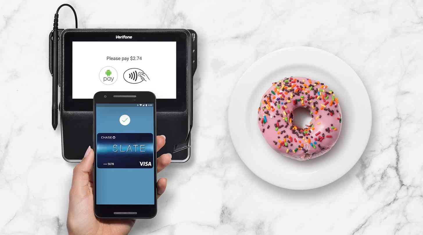 Android Pay Chase Visa support