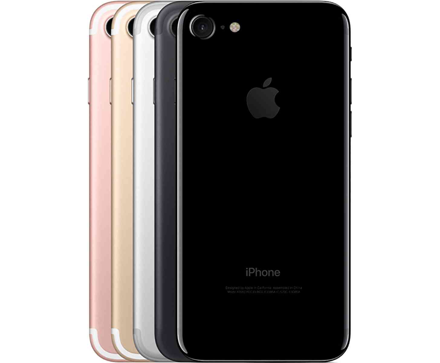 Apple iPhone 7 colors comparison